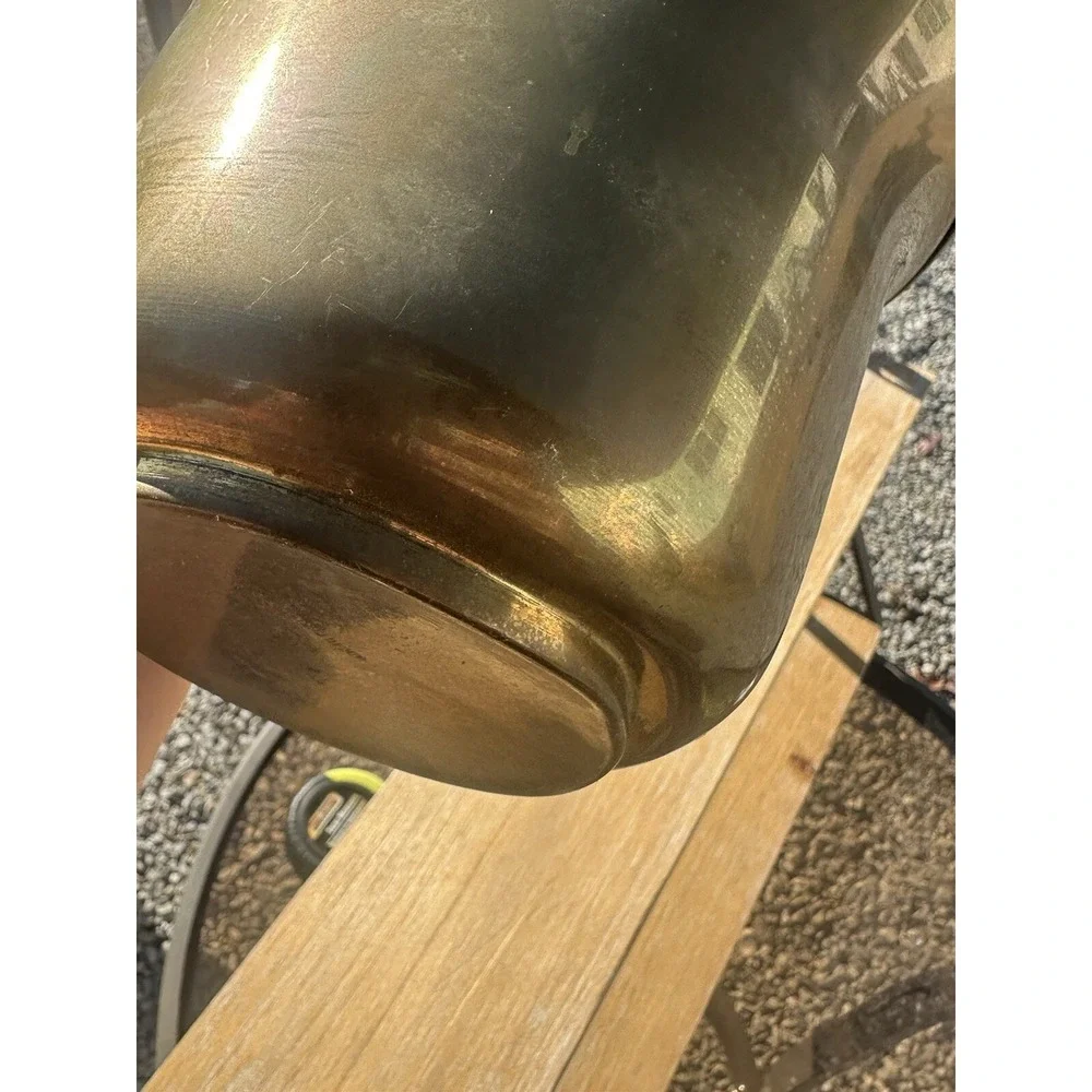 Small Brass Vintage Planter Defected See Pics